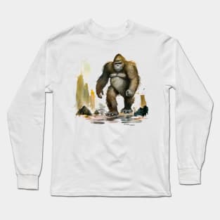 Cute Horror Icon Kong Long Sleeve T-Shirt